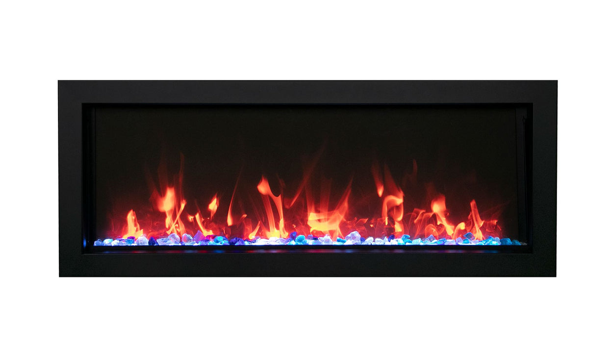 Amantii | Panorama Built-In Xtra-Slim | Smart Electric Fireplace Indoor / Outdoor Amantii - Electric Fireplace Amantii   