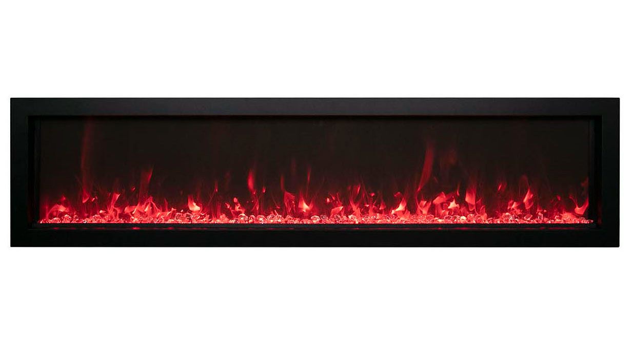 Amantii | Panorama Built-In Xtra-Slim | Smart Electric Fireplace Indoor / Outdoor Amantii - Electric Fireplace Amantii   