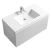 KubeBath | Balli 40'' Wall Mount Modern Bathroom Vanity in Gloss White Finish KubeBath - Vanities KubeBath   