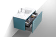 KubeBath | Balli 40'' Wall Mount Modern Bathroom Vanity in Teal Green Finish KubeBath - Vanities KubeBath   