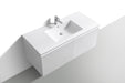 KubeBath | Balli 48'' Single Sink Wall Mount Modern Bathroom Vanity in Gloss White Finish KubeBath - Vanities KubeBath   