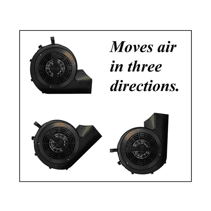 Hawk | 2950 CFM Industrial Air Mover 3-Speed, BLK, 1/2 HP DC 115V 50/60 Hz  Air Mover Hawk Enterprises   