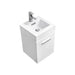 KubeBath | Bliss 16" High Gloss White Wall Mount Modern Bathroom Vanity KubeBath - Vanities KubeBath   