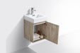 KubeBath | Bliss 16" Nature Wood Wall Mount Modern Bathroom Vanity KubeBath - Vanities KubeBath   