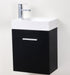 KubeBath | Bliss 18" Black Wall Mount Modern Bathroom Vanity KubeBath - Vanities KubeBath   