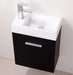 KubeBath | Bliss 18" Black Wall Mount Modern Bathroom Vanity KubeBath - Vanities KubeBath   