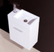 KubeBath | Bliss 18" High Gloss White Wall Mount Modern Bathroom Vanity KubeBath - Vanities KubeBath   