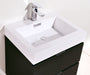 KubeBath | Bliss 24" Black Wall Mount Modern Bathroom Vanity KubeBath - Vanities KubeBath   