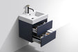 KubeBath | Bliss 24" Blue Wall Mount Modern Bathroom Vanity KubeBath - Vanities KubeBath   