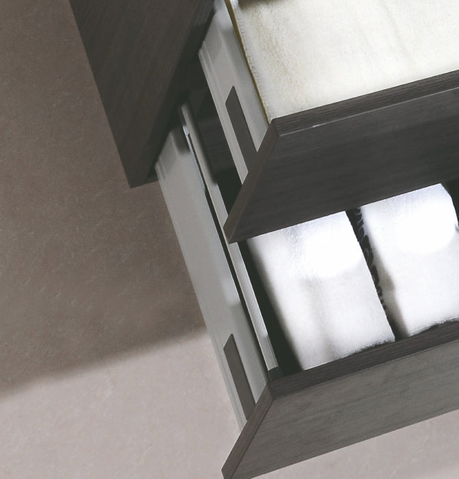 KubeBath | Bliss 30" Gray Oak Wall Mount Modern Bathroom Vanity KubeBath - Vanities KubeBath   