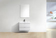 KubeBath | Bliss 30" High Gloss White Wall Mount Modern Bathroom Vanity KubeBath - Vanities KubeBath   