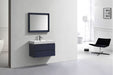 KubeBath | Bliss 36" Blue Wall Mount Modern Bathroom Vanity KubeBath - Vanities KubeBath   