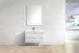 KubeBath | Bliss 36" High Gloss White Wall Mount Modern Bathroom Vanity KubeBath - Vanities KubeBath   