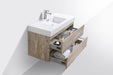 KubeBath | Bliss 40" Nature Wood Wall Mount Modern Bathroom Vanity KubeBath - Vanities KubeBath   