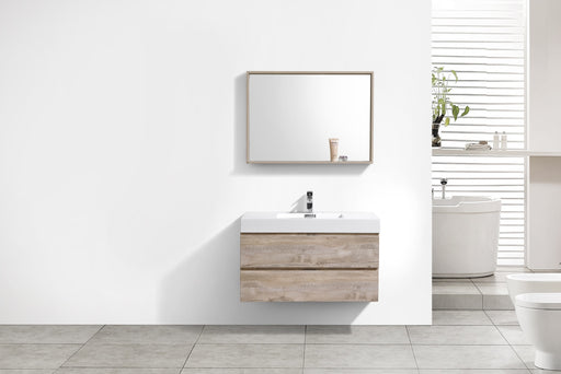 KubeBath | Bliss 40" Nature Wood Wall Mount Modern Bathroom Vanity KubeBath - Vanities KubeBath   