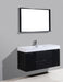 KubeBath | Bliss 48" Black Wall Mount Modern Bathroom Vanity KubeBath - Vanities KubeBath   