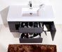 KubeBath | Bliss 48" Gray Oak Wall Mount Modern Bathroom Vanity KubeBath - Vanities KubeBath   