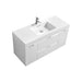 KubeBath | Bliss 48" High Gloss White Wall Mount Modern Bathroom Vanity KubeBath - Vanities KubeBath   