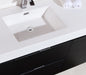 KubeBath | Bliss 60" Single Sink Black Wall Mount Modern Bathroom Vanity KubeBath - Vanities KubeBath   