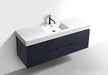 KubeBath | Bliss 60" Single Sink Blue Wall Mount Modern Bathroom Vanity KubeBath - Vanities KubeBath   