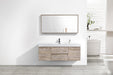 KubeBath | Bliss 60" Single Sink Nature Wood Wall Mount Modern Bathroom Vanity KubeBath - Vanities KubeBath   