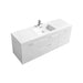 KubeBath | Bliss 60" Single Sink High Gloss White Wall Mount Modern Bathroom Vanity KubeBath - Vanities KubeBath   