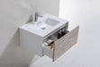 KubeBath | Divario 30" Nature Wood Wall Mount Modern Bathroom Vanity KubeBath - Vanities KubeBath   