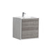 KubeBath | DeLusso 24" Ash Gray Wall Mount Modern Bathroom Vanity KubeBath - Vanities KubeBath   