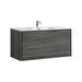 KubeBath | DeLusso 48" Single Sink Ocean Gray Wall Mount Modern Bathroom Vanity KubeBath - Vanities KubeBath   