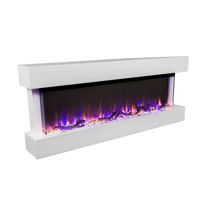 Touchstone | Chesmont 50" White Wall Mounted Electric Fireplace, White Touchstone - Electric Fireplace Touchstone   