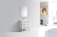 KubeBath | Eiffel 30'' High Gloss White Vanity W/ Quartz Counter Top KubeBath - Vanities KubeBath   