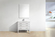 KubeBath | Eiffel 36'' High Gloss White Vanity W/ Quartz Counter Top KubeBath - Vanities KubeBath   