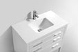 KubeBath | Eiffel 36'' High Gloss White Vanity W/ Quartz Counter Top KubeBath - Vanities KubeBath   