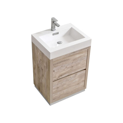 KubeBath | Bliss 24" Nature Wood Free Standing Modern Bathroom Vanity KubeBath - Vanities KubeBath   