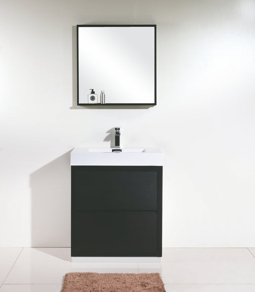KubeBath | Bliss 30" Black Free Standing Modern Bathroom Vanity KubeBath - Vanities KubeBath   