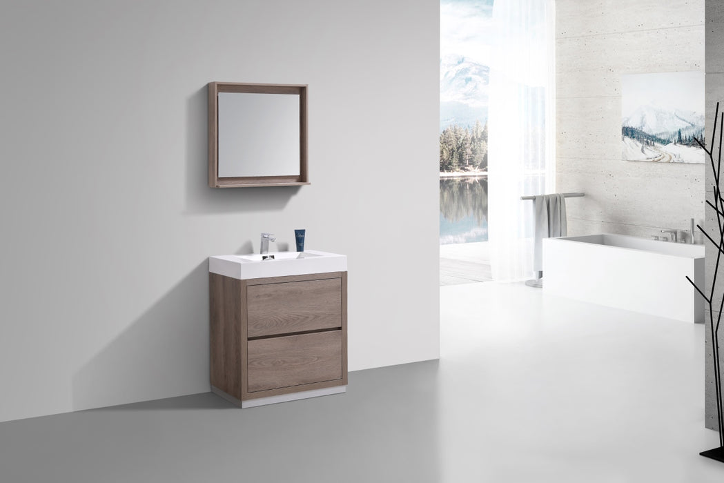 KubeBath | Bliss 30" Butternut Free Standing Modern Bathroom Vanity KubeBath - Vanities KubeBath   