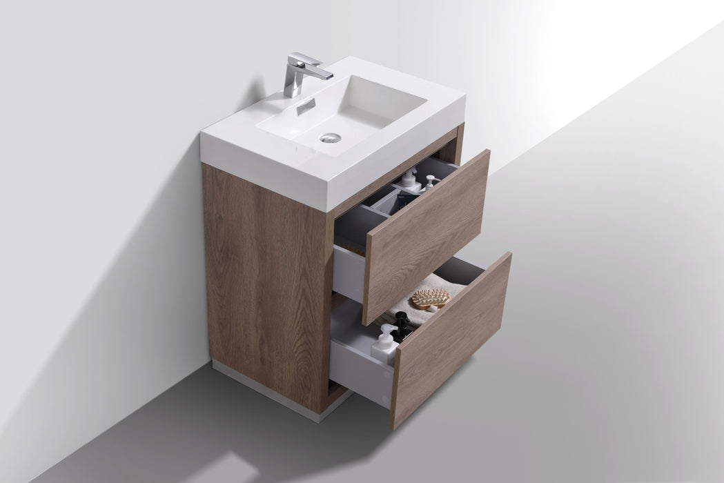 KubeBath | Bliss 30" Butternut Free Standing Modern Bathroom Vanity KubeBath - Vanities KubeBath   