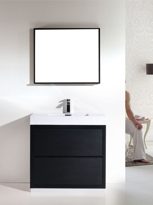 KubeBath | Bliss 36" Black Free Standing Modern Bathroom Vanity KubeBath - Vanities KubeBath   