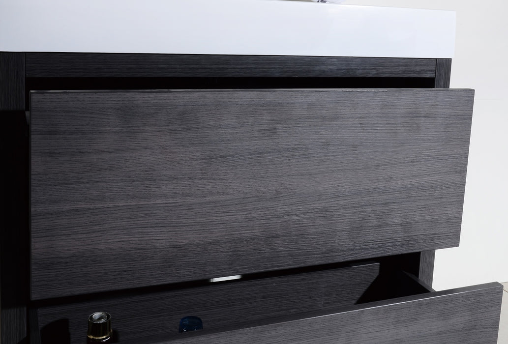 KubeBath | Bliss 36" Gray Oak Free Standing Modern Bathroom Vanity KubeBath - Vanities KubeBath   