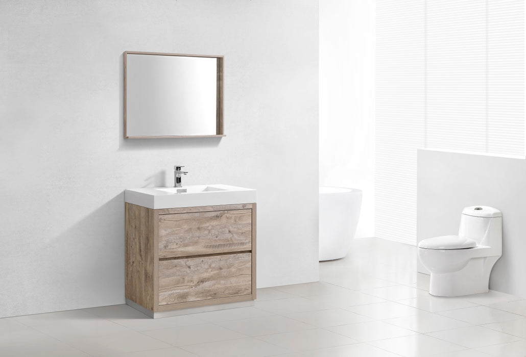 KubeBath | Bliss 36" Nature Wood Free Standing Modern Bathroom Vanity KubeBath - Vanities KubeBath   