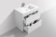 KubeBath | Bliss 36" High Gloss White Free Standing Modern Bathroom Vanity KubeBath - Vanities KubeBath   