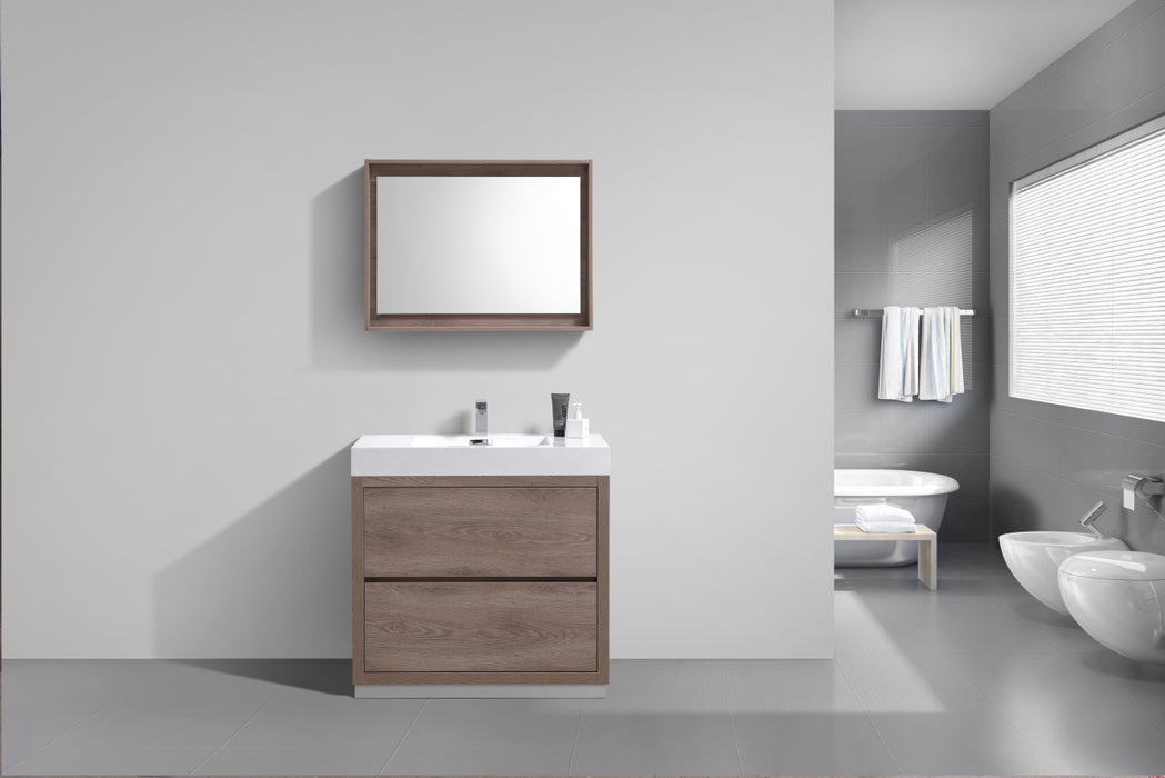 KubeBath | Bliss 40" Butternut Free Standing Modern Bathroom Vanity KubeBath - Vanities KubeBath   