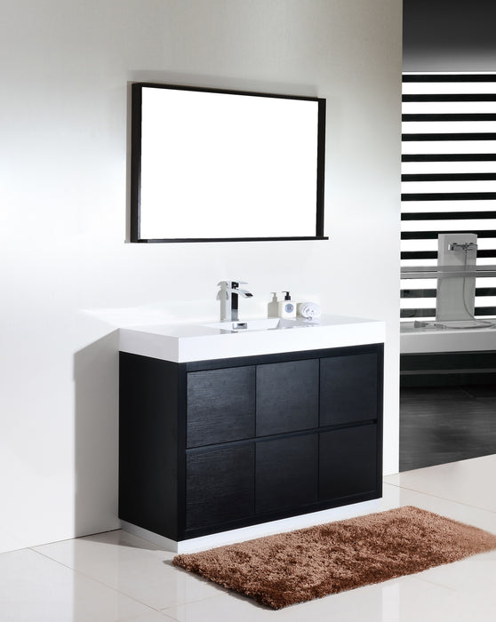 KubeBath | Bliss 48" Black Free Standing Modern Bathroom Vanity KubeBath - Vanities KubeBath   