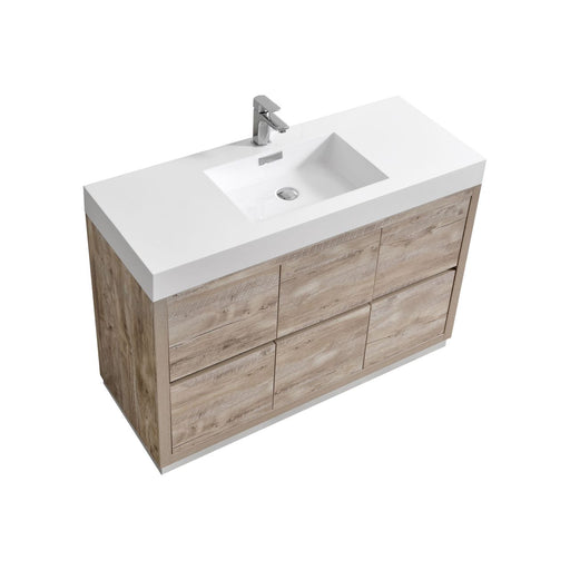 KubeBath | Bliss 48" Nature Wood Free Standing Modern Bathroom Vanity KubeBath - Vanities KubeBath   