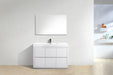 KubeBath | Bliss 48" High Gloss White Free Standing Modern Bathroom Vanity KubeBath - Vanities KubeBath   