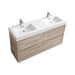 KubeBath | Bliss 60" Double Sink Nature Wood Free Standing Modern Bathroom Vanity KubeBath - Vanities KubeBath   