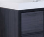 KubeBath | Bliss 60" Single Sink Gray Oak Free Standing Modern Bathroom Vanity KubeBath - Vanities KubeBath   