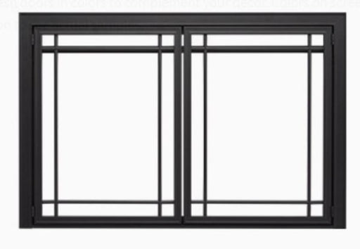 Simplifire | 25" Mission Door Front - Operable Simplifire - Electric Fireplace Accessories Simplifire   