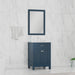 Alya Bath | Norwalk 24" Vanity Blue with Carrera Marble Top (Free Standing) Alya Bath - Vanities Alya Bath   