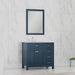 Alya Bath | Norwalk 36" Drawer Vanity Blue with Carrera Marble Top (Free Standing) Alya Bath - Vanities Alya Bath   